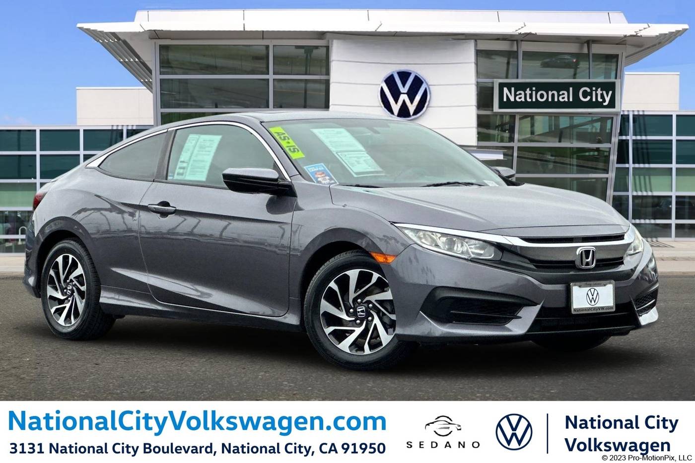 2017 Honda Civic LX-P — Coupe — 102,117 mi — National City, CA