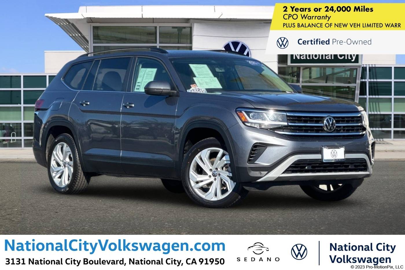 2021 Volkswagen Atlas SE with Technology — SUV — 45,915 mi — National City, CA
