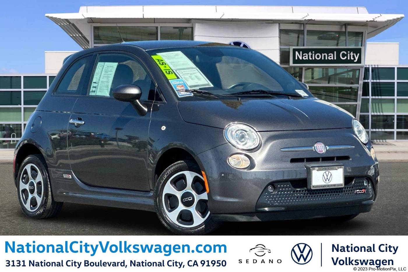 2015 FIAT 500e Base — Hatchback — 75,168 mi — National City, CA
