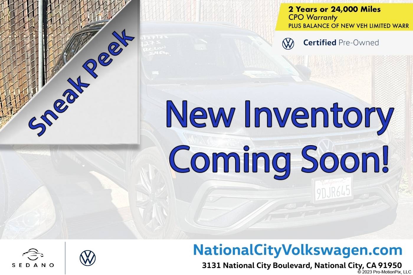 2022 Volkswagen Tiguan SE — SUV — 22,831 mi — National City, CA