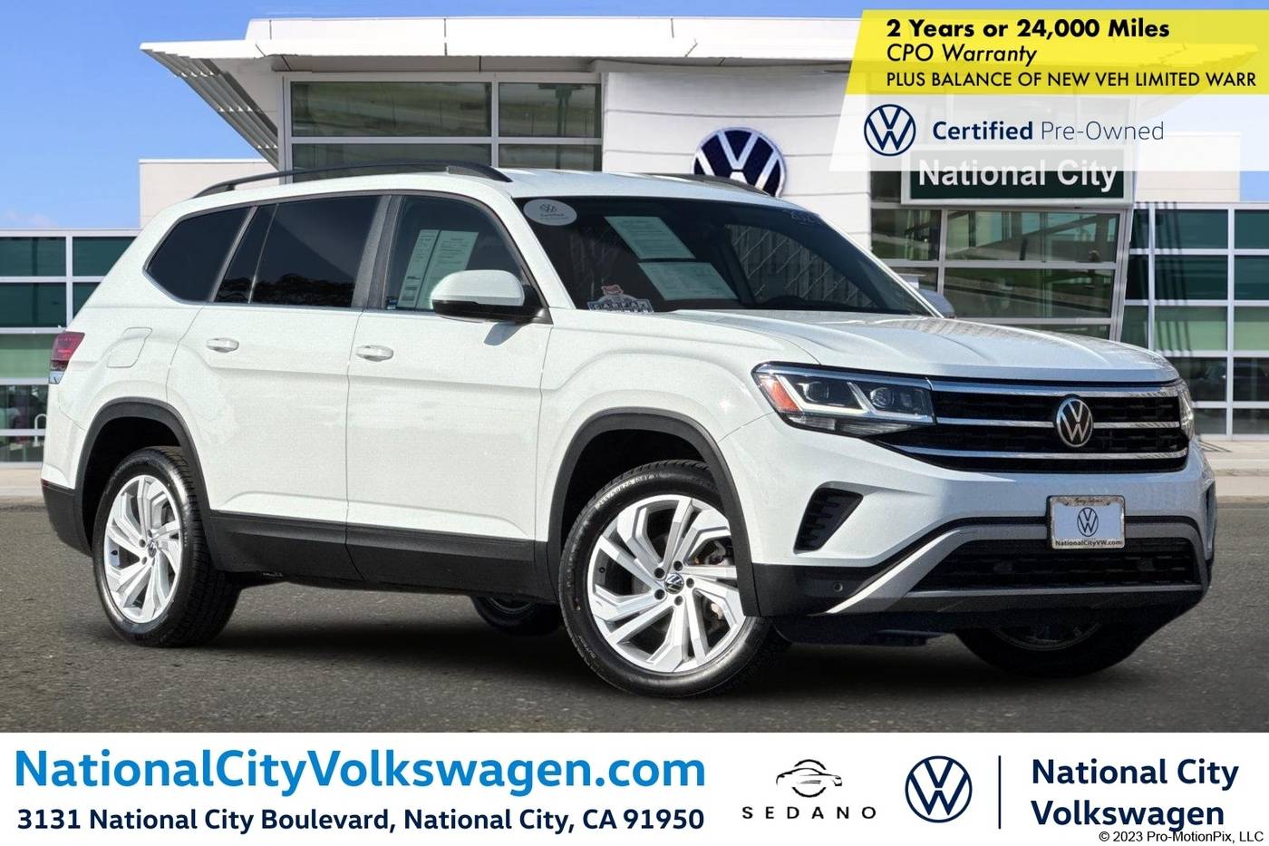 2021 Volkswagen Atlas SE with Technology — SUV — 52,283 mi — National City, CA