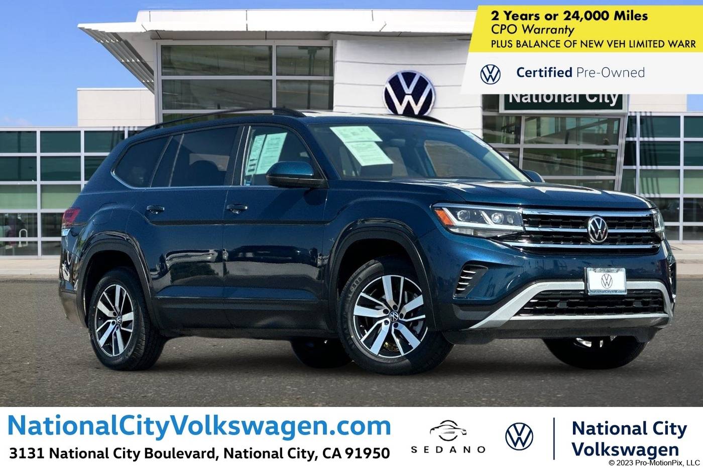 2022 Volkswagen Atlas SE — SUV — 30,577 mi — National City, CA