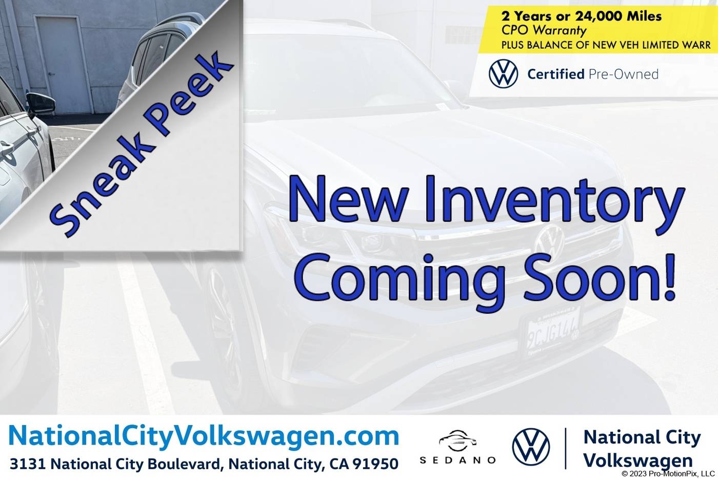2022 Volkswagen Atlas SE with Technology — SUV — 26,668 mi — National City, CA