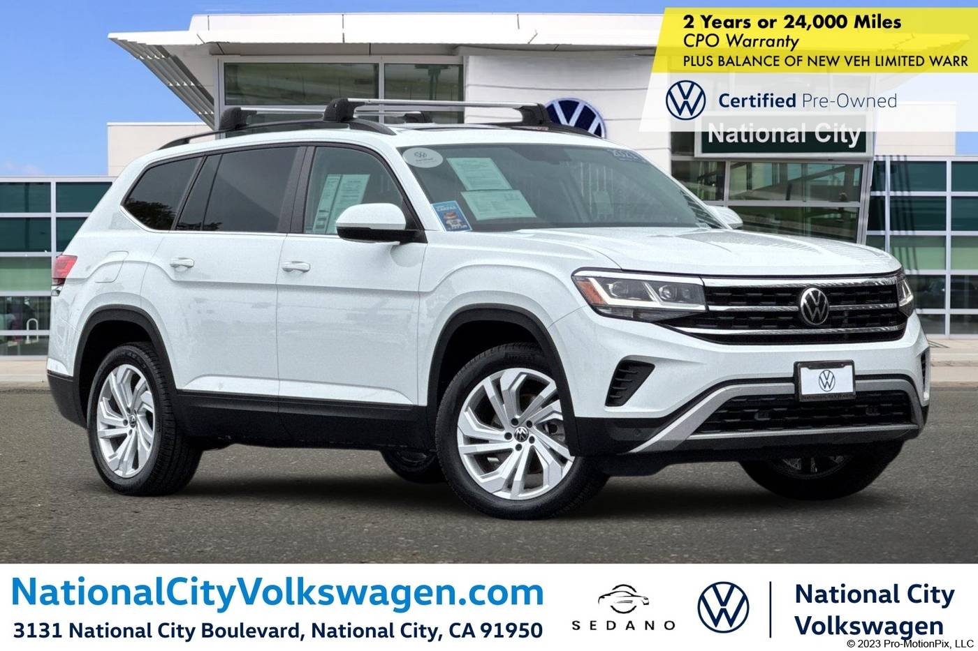 2021 Volkswagen Atlas SE with Technology — SUV — 32,589 mi — National City, CA