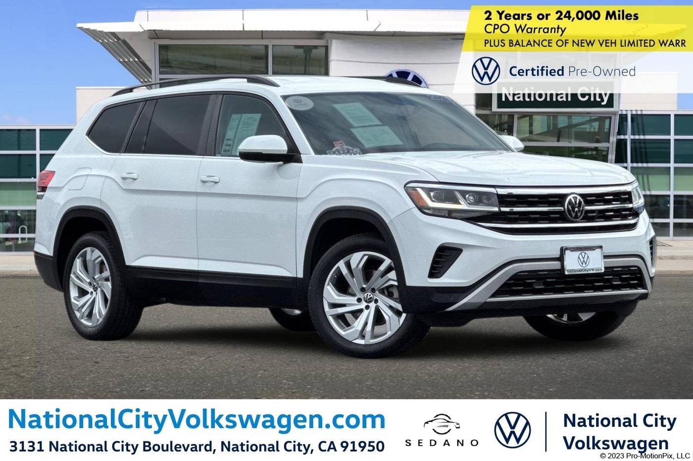 2021 Volkswagen Atlas SE with Technology — SUV — 50,495 mi — National City, CA