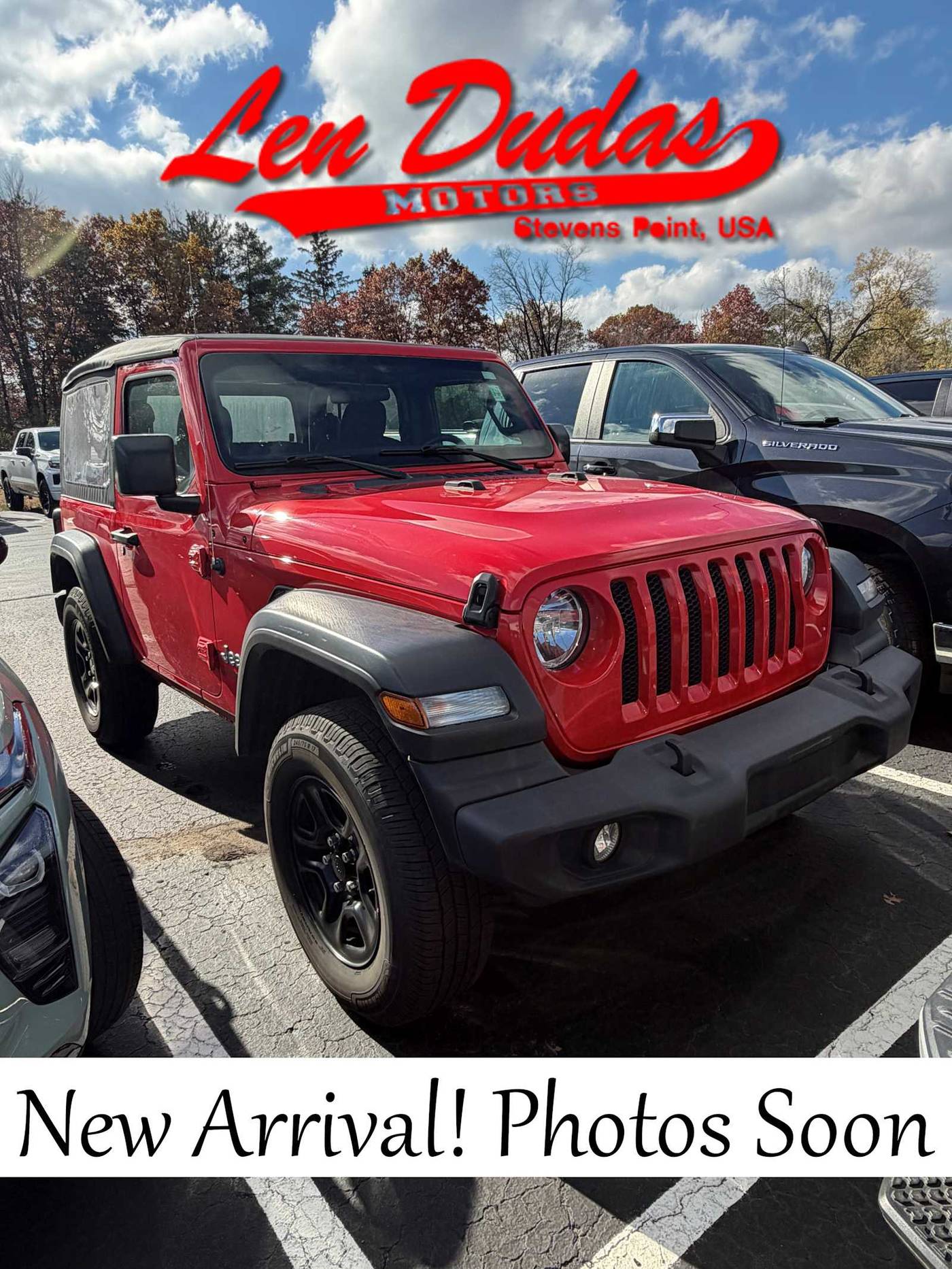 2020 Jeep Wrangler Sport — SUV — 78,148 mi — Stevens Point, WI