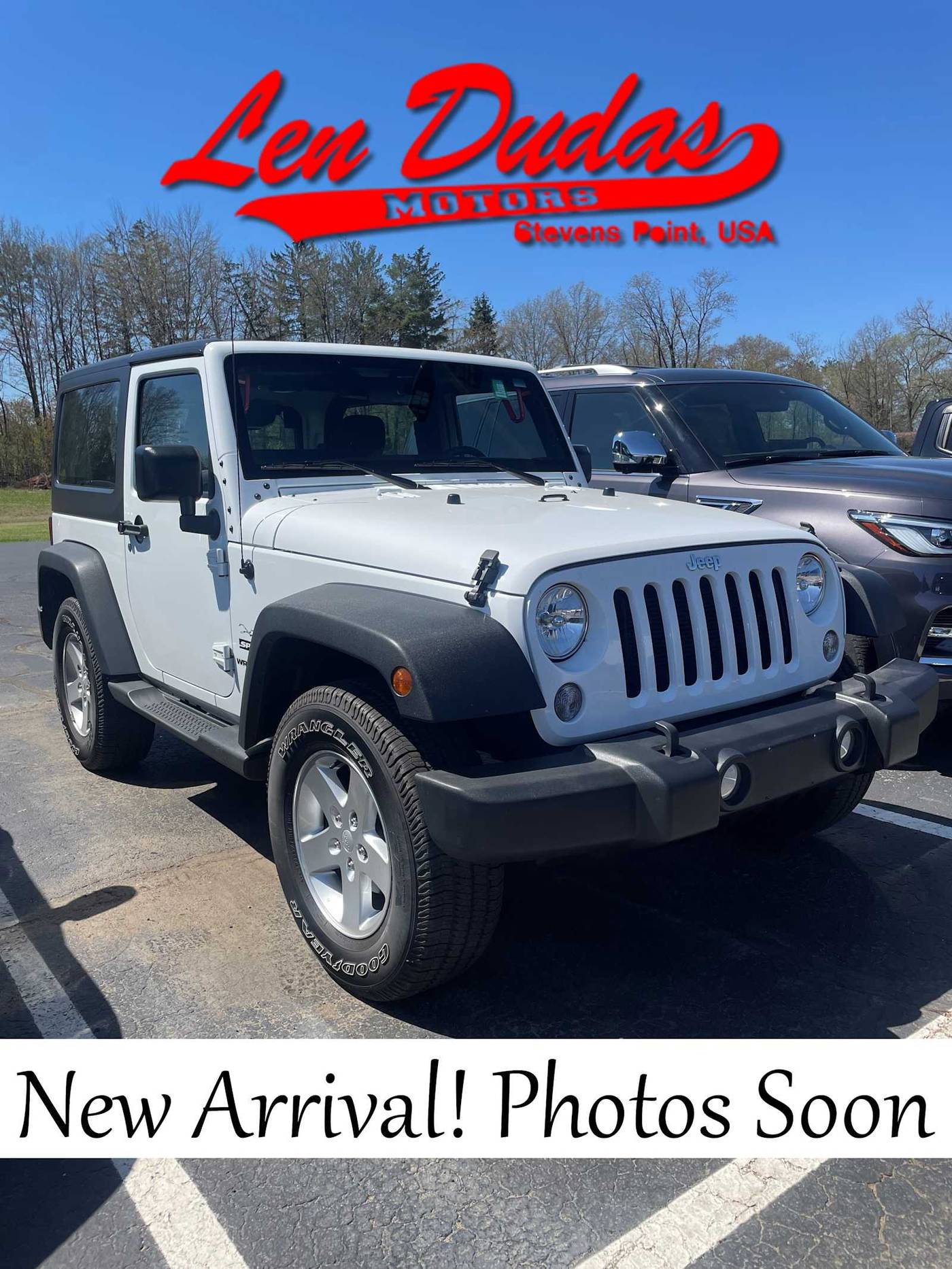 2015 Jeep Wrangler Sport — SUV — 43,687 mi — Stevens Point, WI