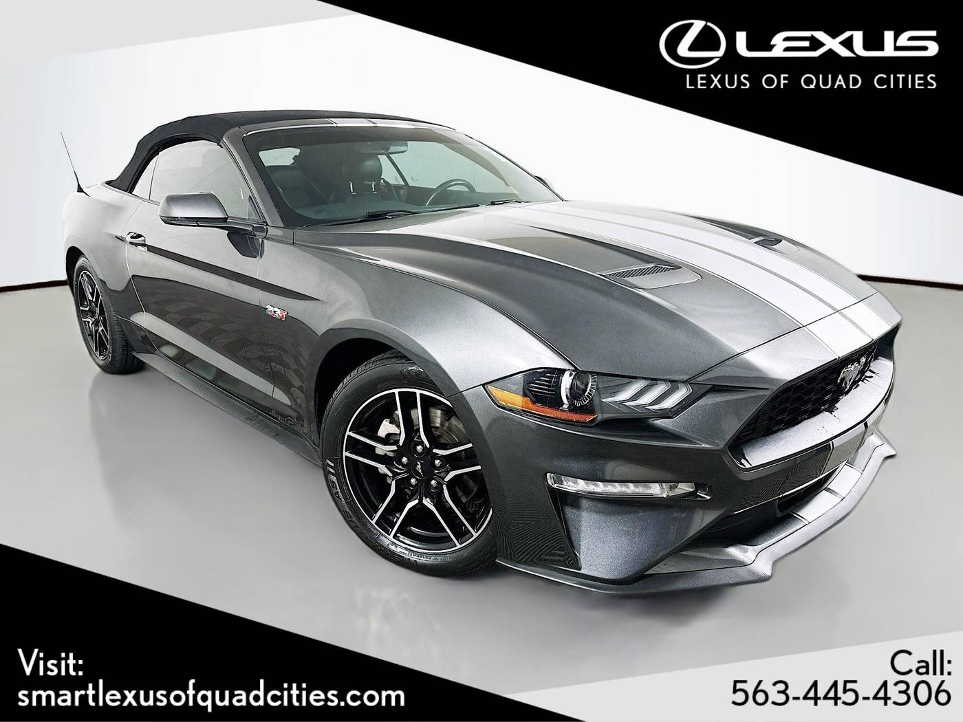 2020 Ford Mustang EcoBoost Premium — Convertible — 77,758 mi — Davenport, IA