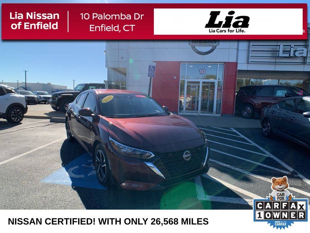 2024 Nissan Sentra SV — Sedan — 26,549 mi — Enfield, CT