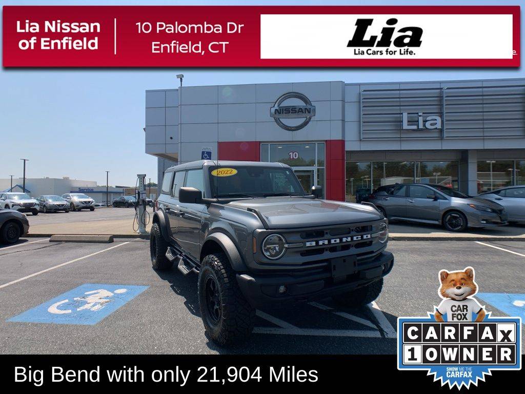 2022 Ford Bronco Big Bend — SUV — 21,904 mi — Enfield, CT