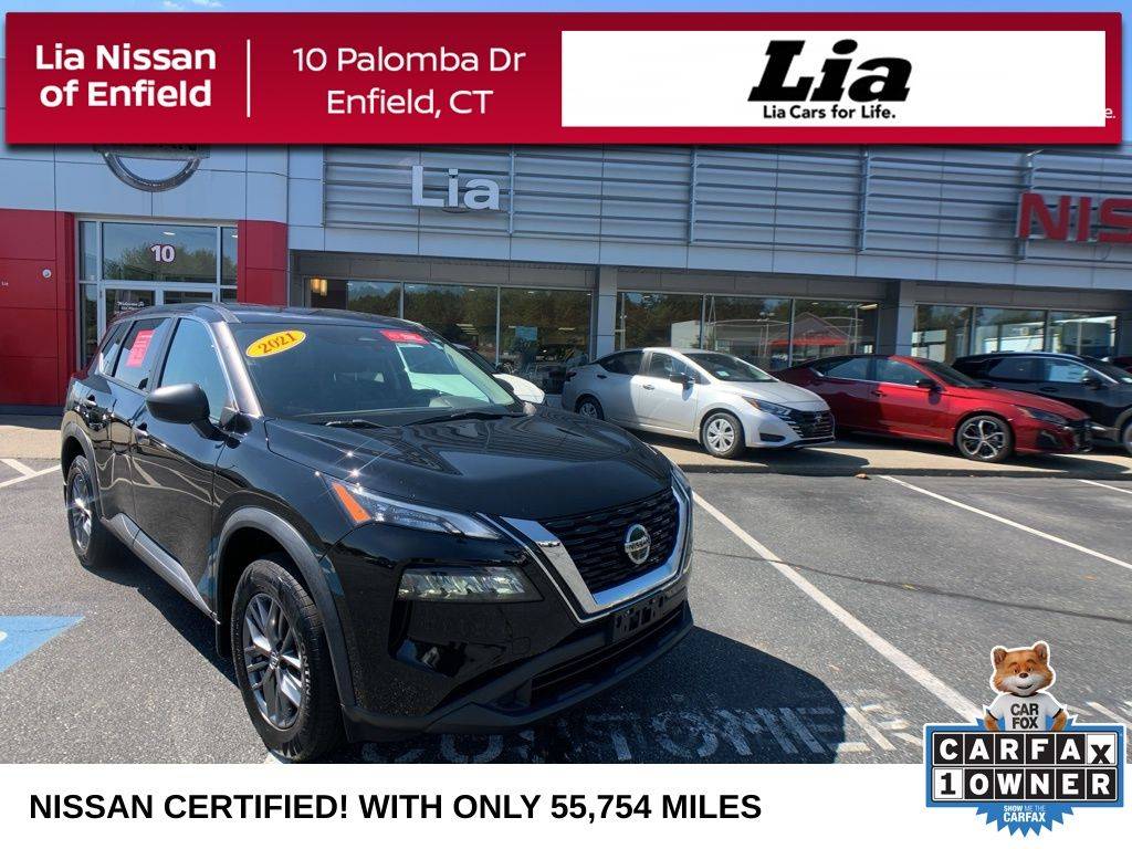 2021 Nissan Rogue S — SUV — 55,662 mi — Enfield, CT