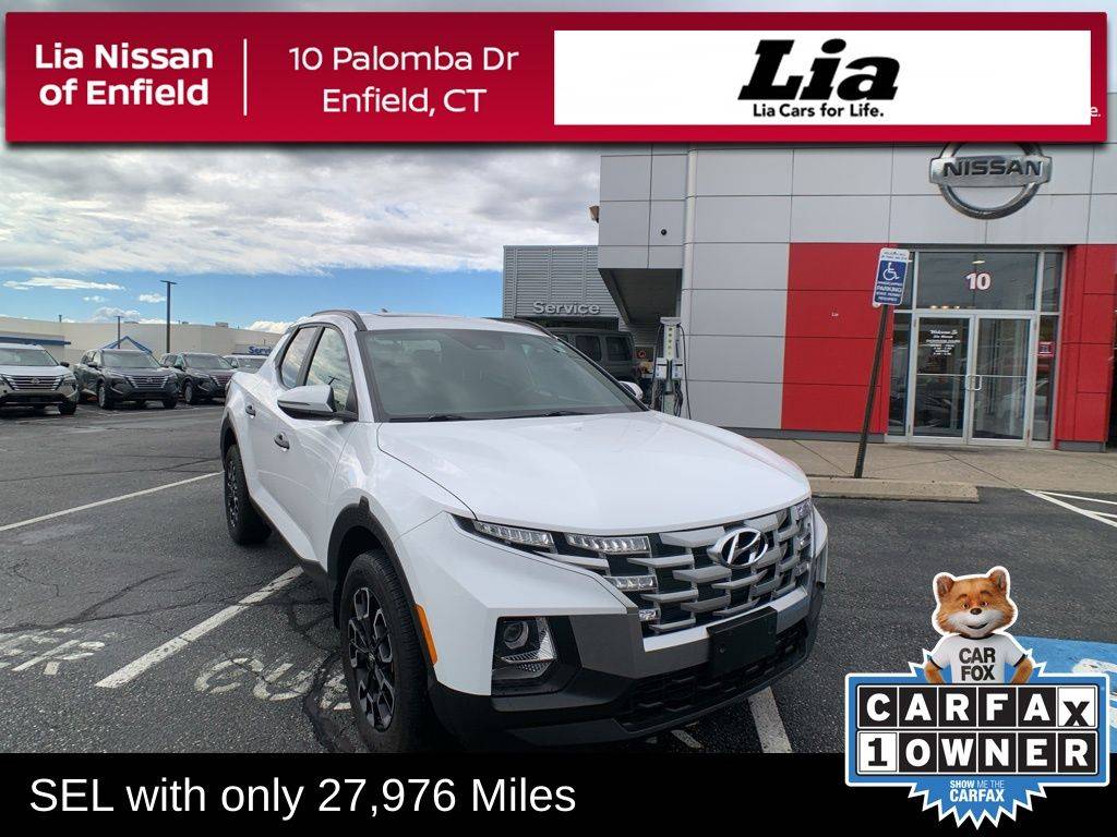 2022 Hyundai Santa Cruz SEL — Pickup Truck — 27,976 mi — Enfield, CT