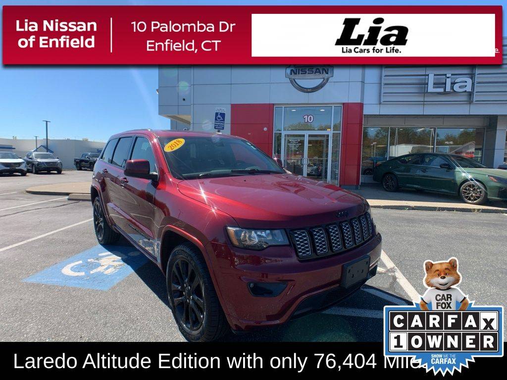 2018 Jeep Grand Cherokee Altitude — SUV — 76,258 mi — Enfield, CT