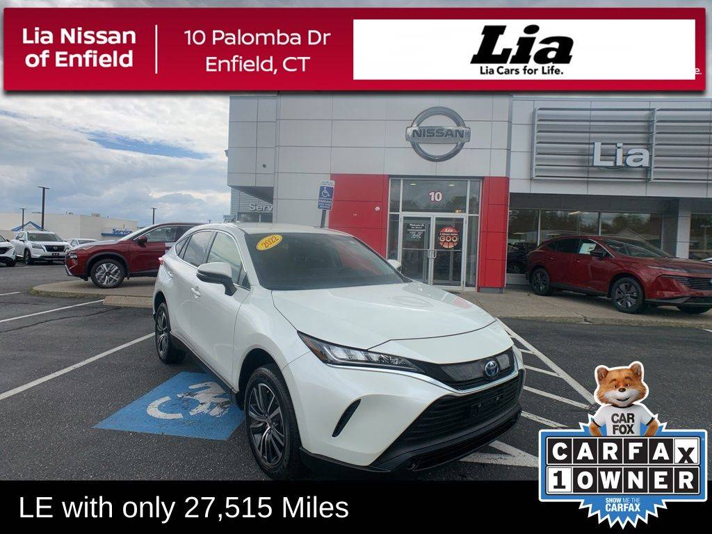 2022 Toyota Venza LE — SUV — 27,505 mi — Enfield, CT
