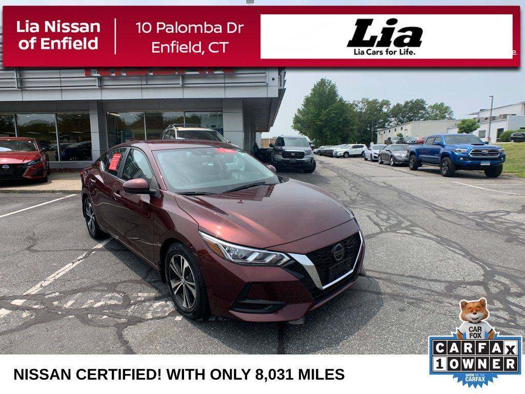 2021 Nissan Sentra SV — Sedan — 8,012 mi — Enfield, CT