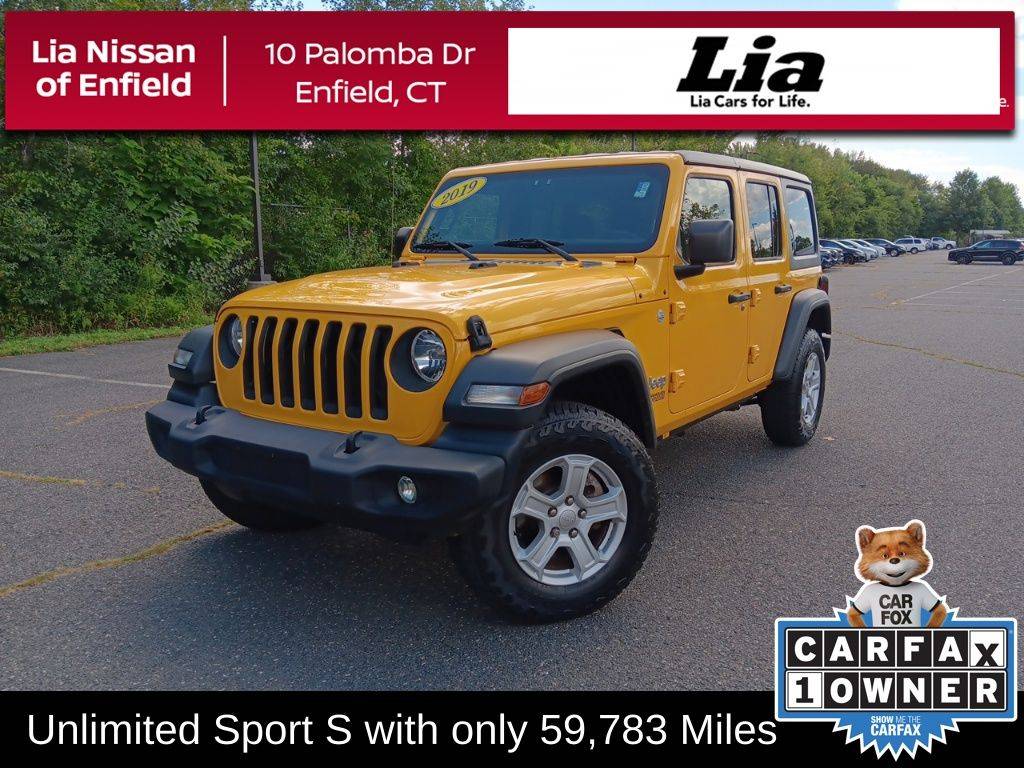 2019 Jeep Wrangler Sport S — SUV — 59,783 mi — Enfield, CT