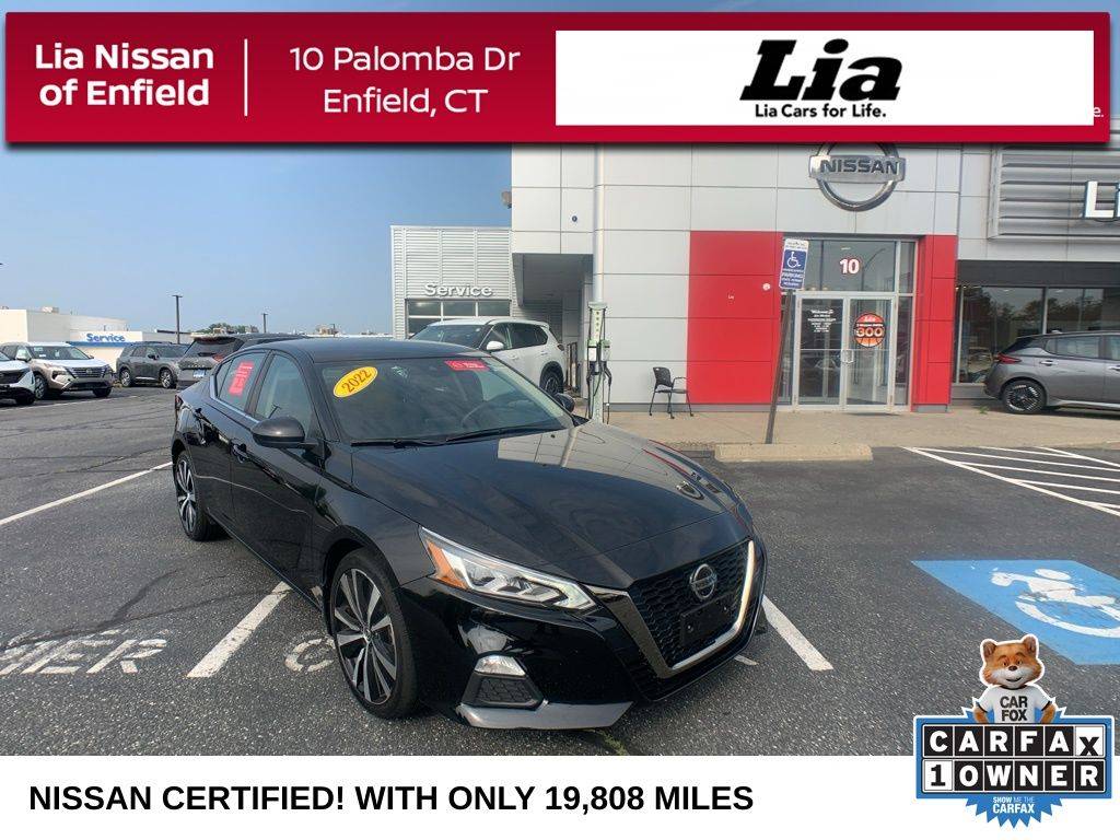 2022 Nissan Altima SR — Sedan — 19,802 mi — Enfield, CT