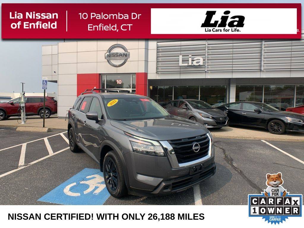 2022 Nissan Pathfinder SV — SUV — 26,030 mi — Enfield, CT