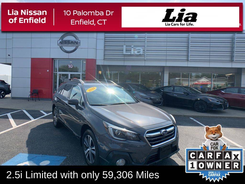2018 Subaru Outback 2.5i Limited — SUV — 59,306 mi — Enfield, CT