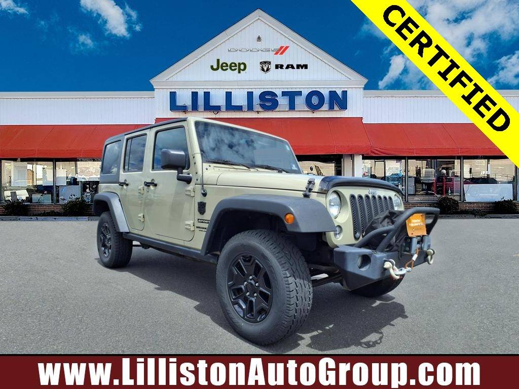 2017 Jeep Wrangler Sport — SUV — 93,923 mi — Millville, NJ