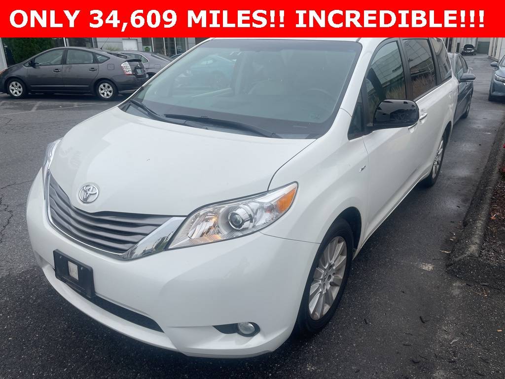 2016 Toyota Sienna XLE — Minivan — 34,609 mi — Bethesda, MD