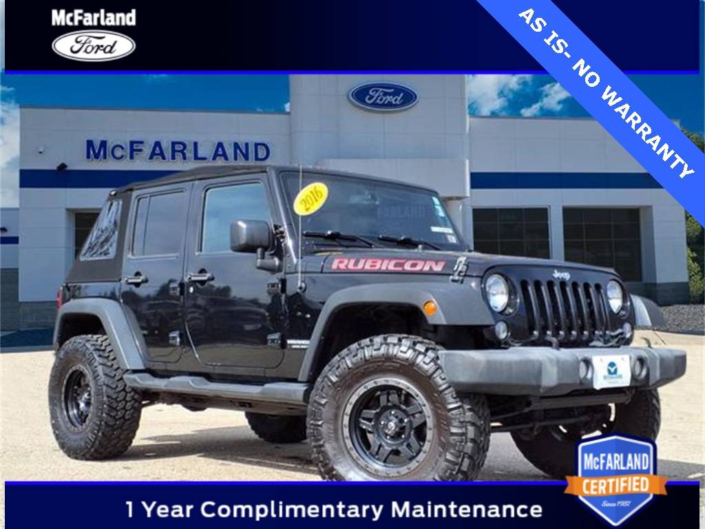 2016 Jeep Wrangler Rubicon — SUV — 67,976 mi — Rochester, NH