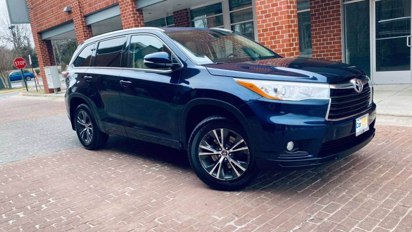 2016 Toyota Highlander XLE — SUV — 87,816 mi — Stafford, VA