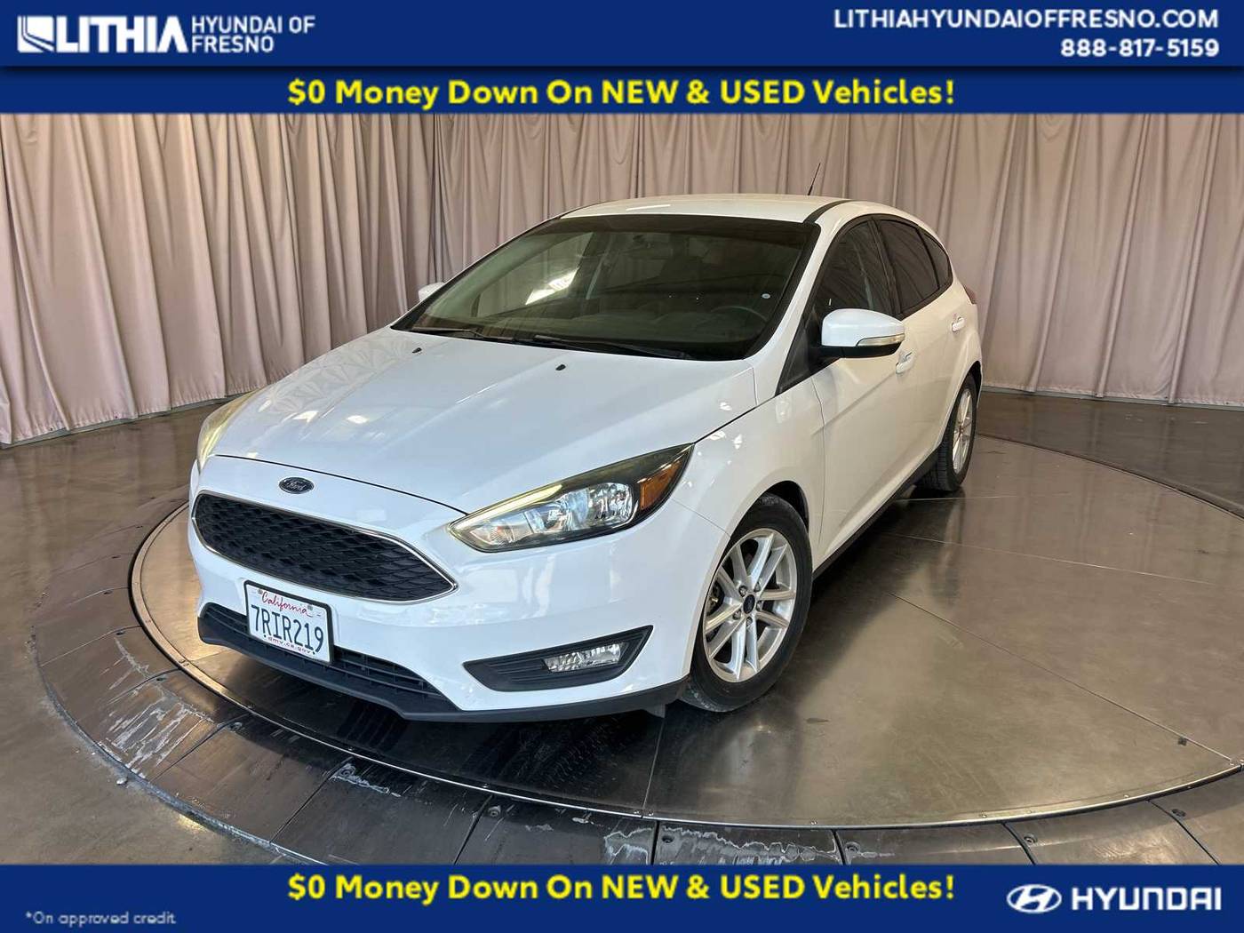 2015 Ford Focus SE — Hatchback — 65,871 mi — Fresno, CA