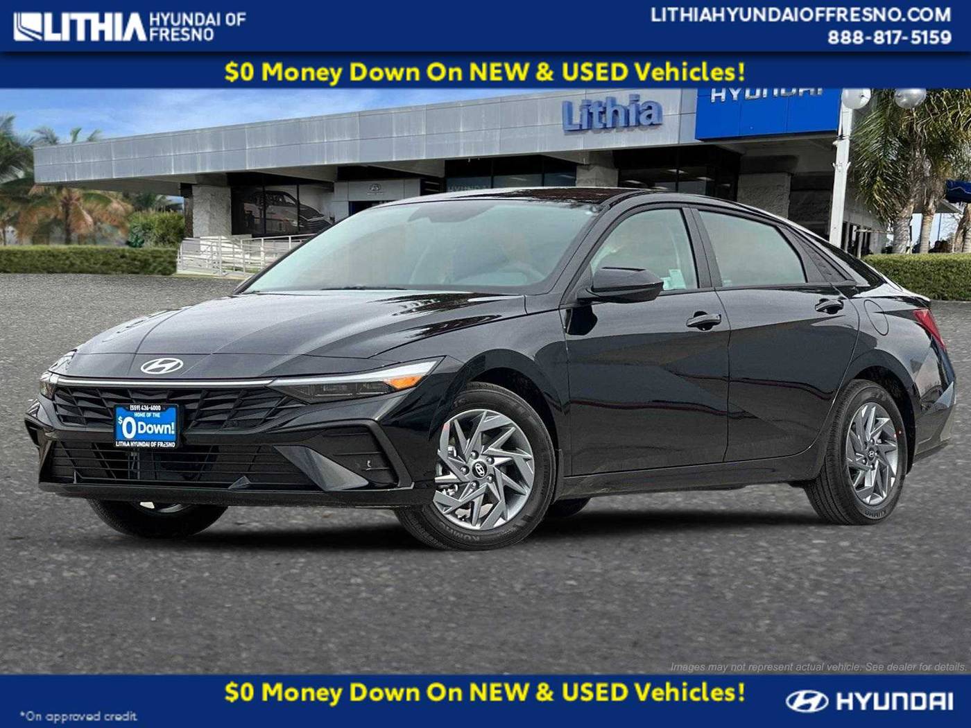2025 Hyundai Elantra Hybrid Blue — Sedan — 20 mi — Fresno, CA