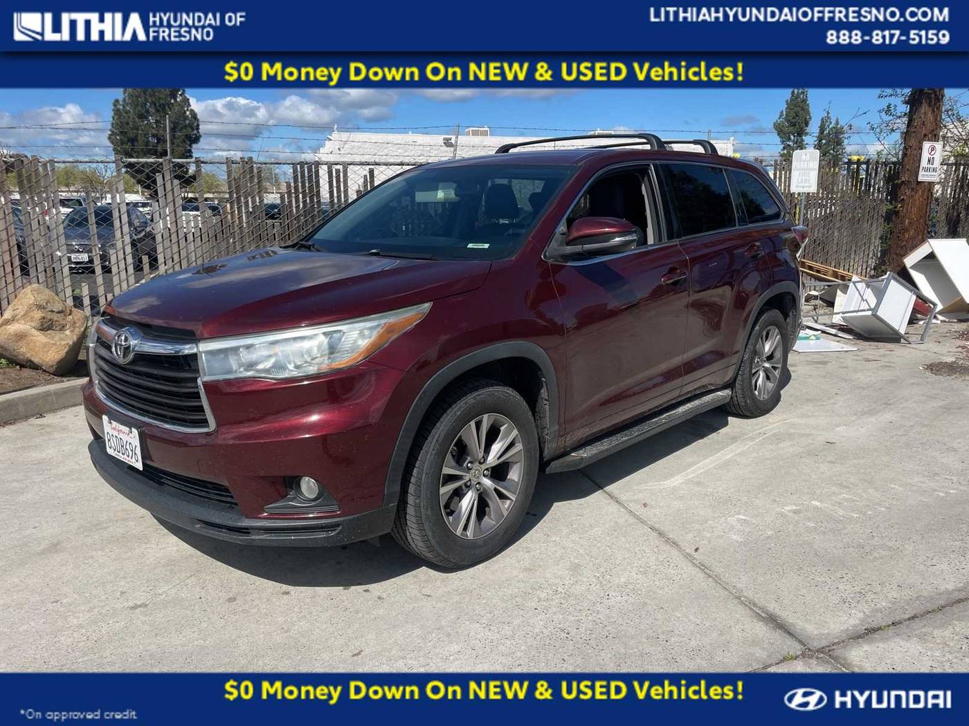 2015 Toyota Highlander LE Plus — SUV — 123,814 mi — Fresno, CA