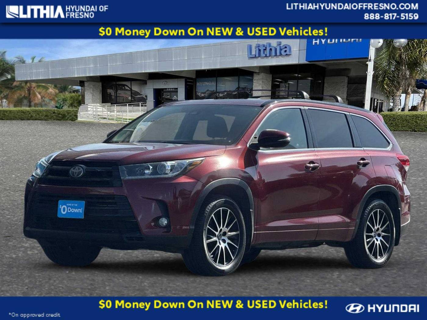 2017 Toyota Highlander SE V6 — SUV — 144,732 mi — Fresno, CA