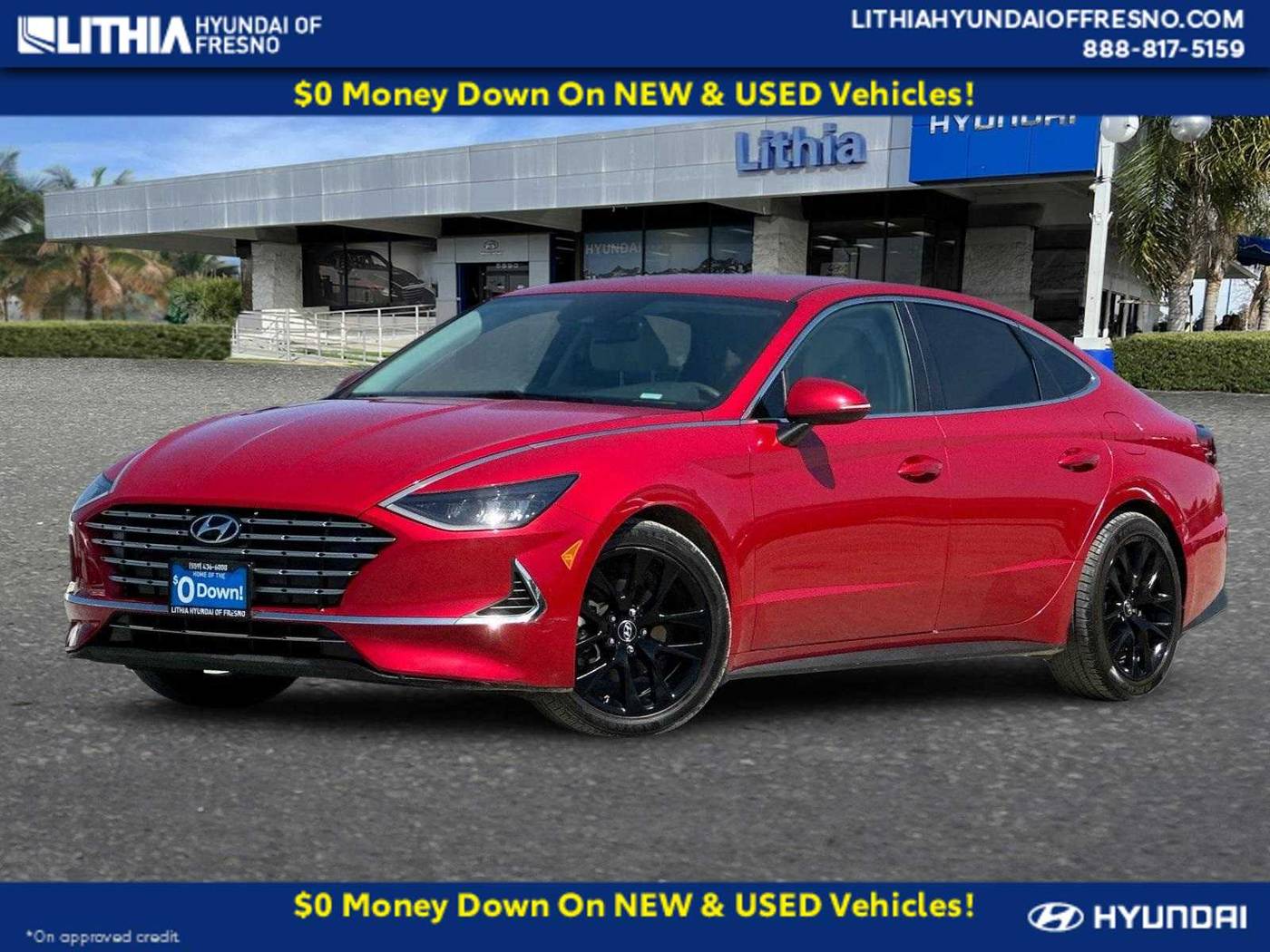 2021 Hyundai Sonata Hybrid Blue — Sedan — 107,249 mi — Fresno, CA