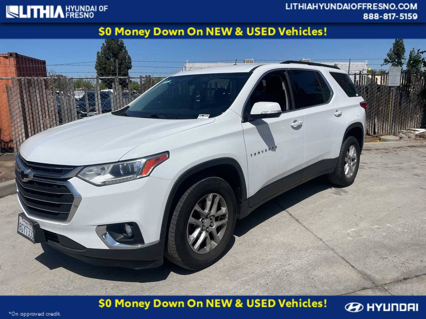 2019 Chevrolet Traverse LT Cloth — SUV — 84,025 mi — Fresno, CA