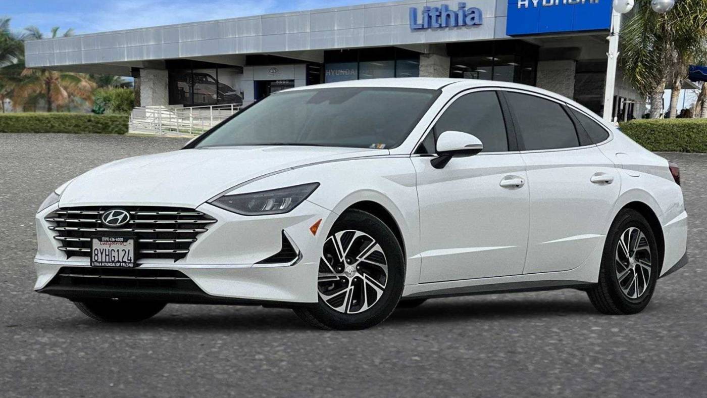 2022 Hyundai Sonata Hybrid Blue — Sedan — 119,327 mi — Fresno, CA