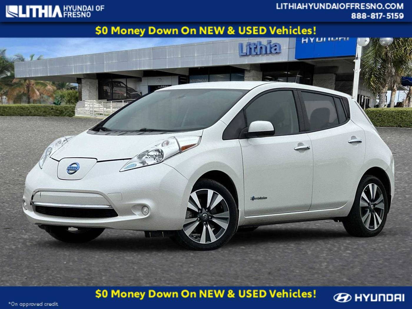 2017 Nissan LEAF SV — Hatchback — 66,000 mi — Fresno, CA