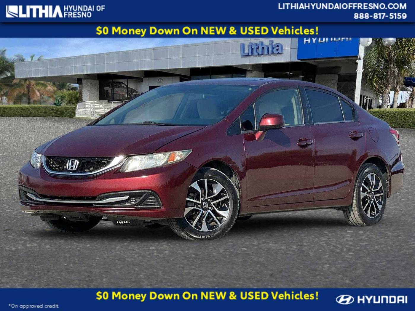 2013 Honda Civic EX — Sedan — 174,669 mi — Fresno, CA
