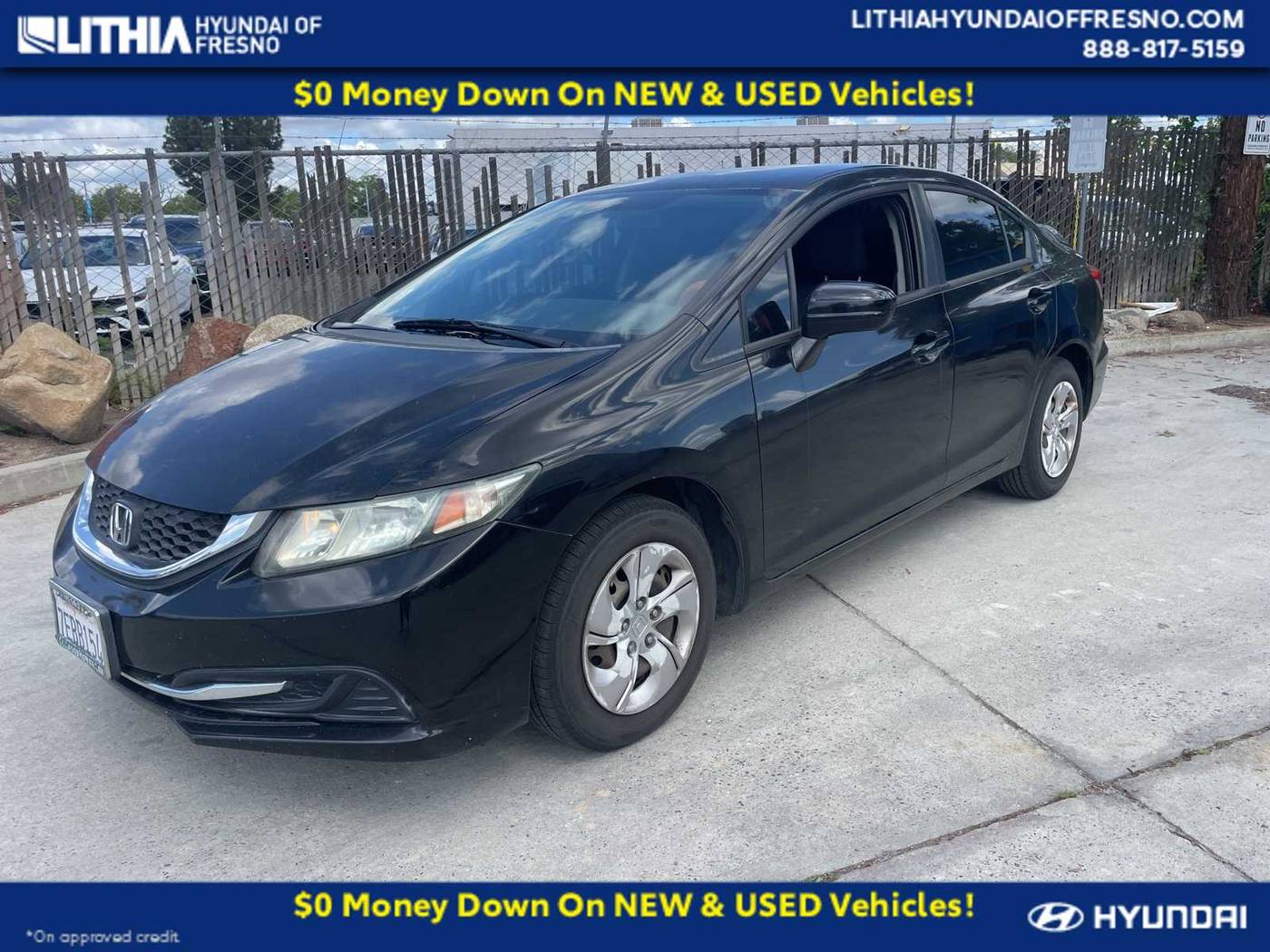 2014 Honda Civic LX — Sedan — 160,947 mi — Fresno, CA