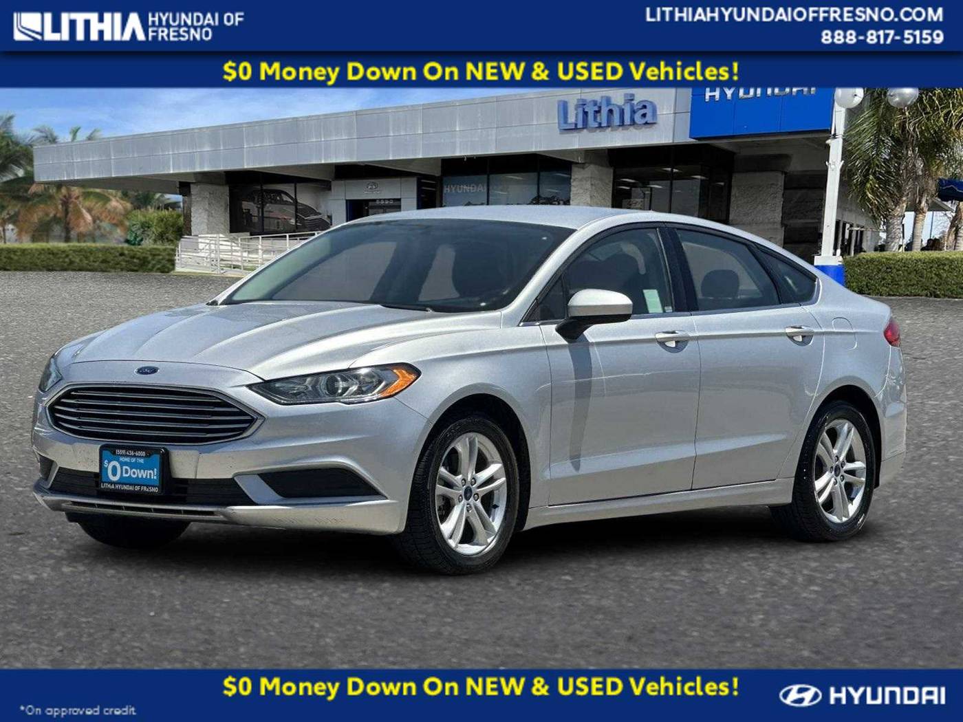 2018 Ford Fusion SE — Sedan — 89,414 mi — Fresno, CA