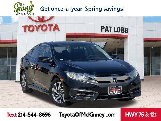 2016 Honda Civic EX — Sedan — 65,785 mi — McKinney, TX