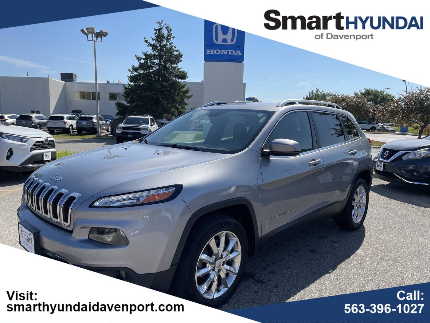 2017 Jeep Cherokee Limited — SUV — 126,855 mi — Davenport, IA