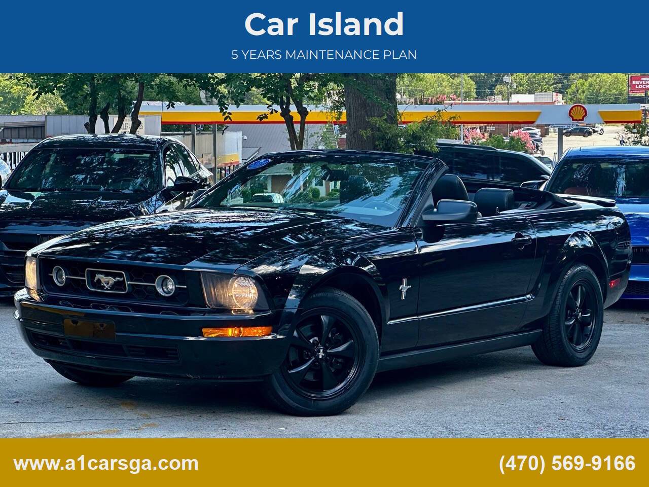 2007 Ford Mustang Deluxe — Convertible — 76,640 mi — Duluth, GA