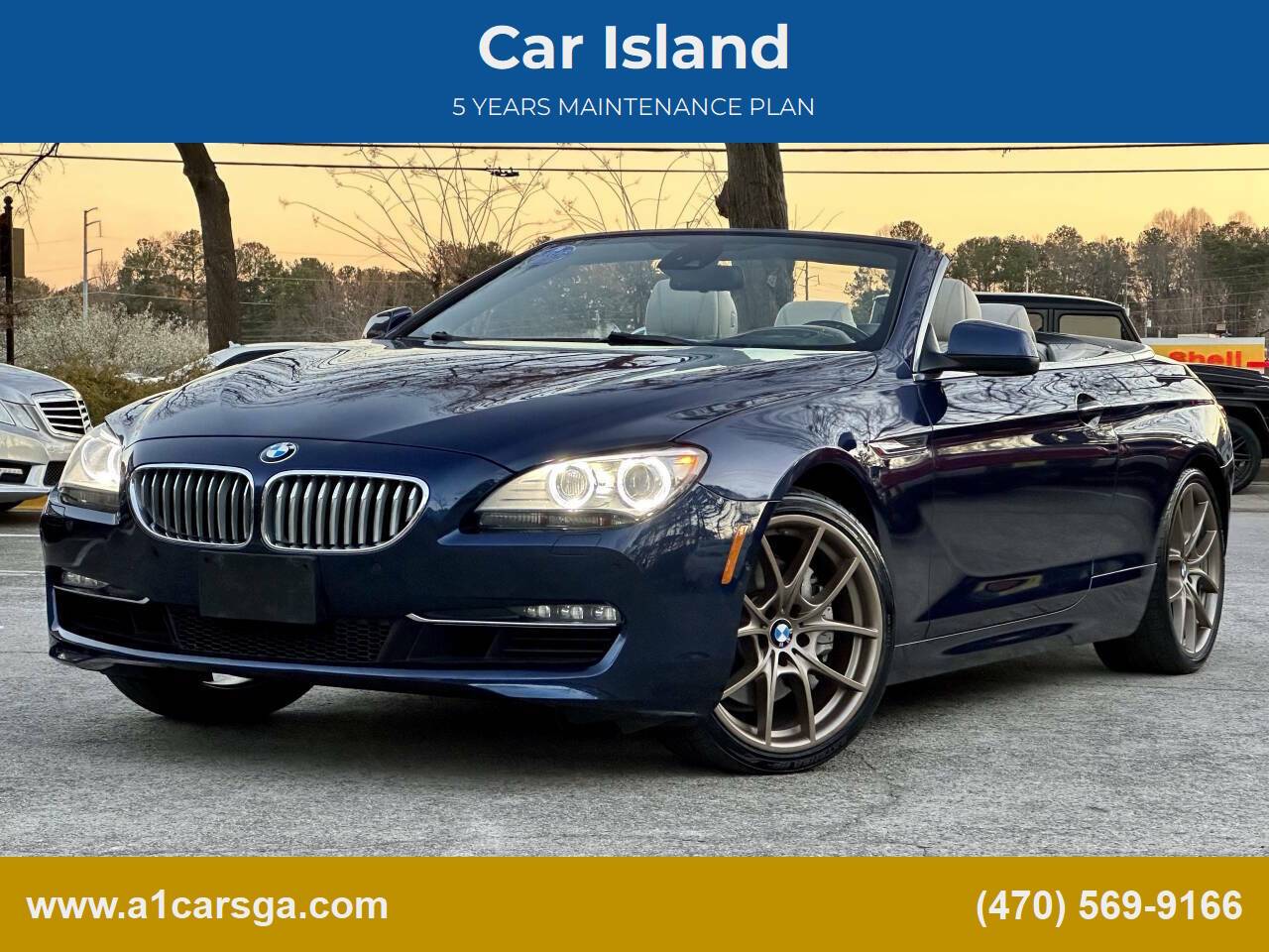 2012 BMW 6 Series 650i — Convertible — 124,800 mi — Duluth, GA