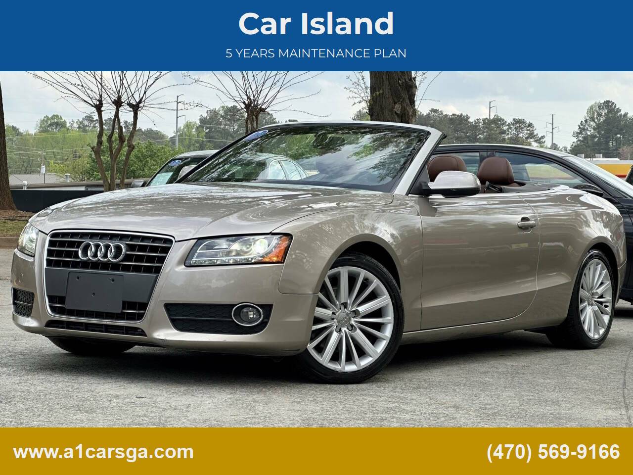 2010 Audi A5 Premium Plus — Convertible — 63,502 mi — Duluth, GA