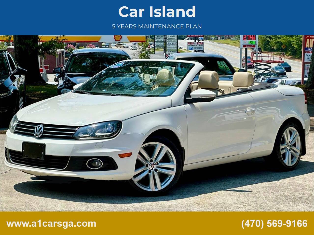 2013 Volkswagen Eos Executive — Convertible — 80,404 mi — Duluth, GA