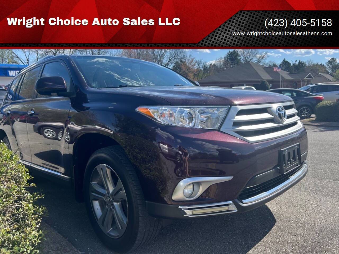 2011 Toyota Highlander Limited — SUV — 210,118 mi — Athens, TN