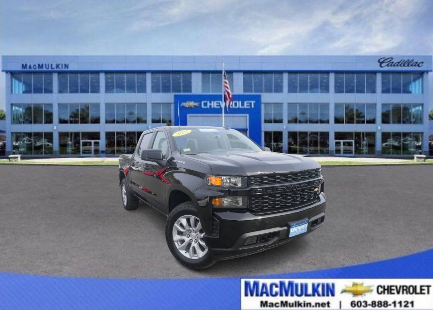 2021 Chevrolet Silverado 1500 Custom — Pickup Truck — 48,423 mi — Nashua, NH