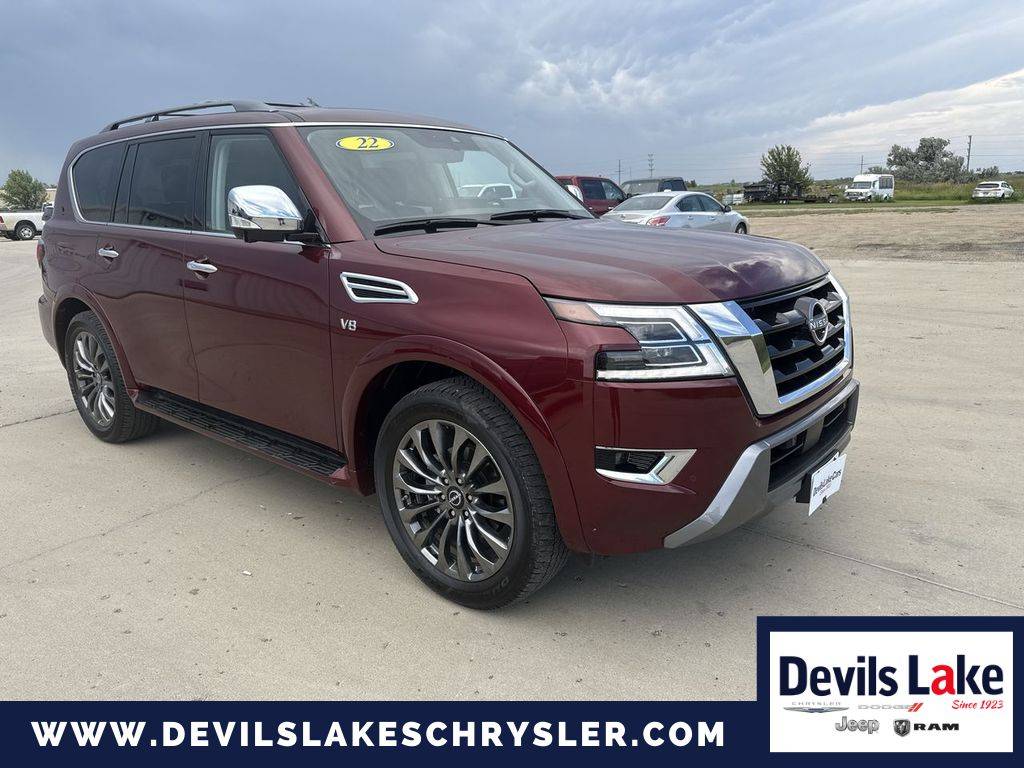 2022 Nissan Armada Platinum — SUV — 21,749 mi — Devils Lake, ND