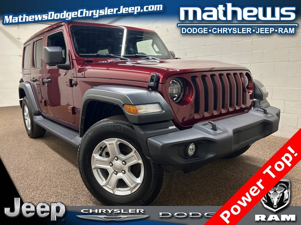 2021 Jeep Wrangler Sport S — SUV — 34,169 mi — Marion, OH
