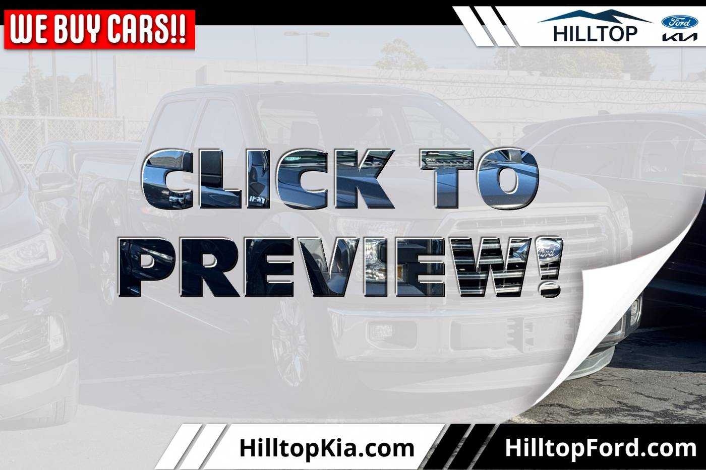 2015 Ford F-150 XLT — Pickup Truck — 87,151 mi — Richmond, CA