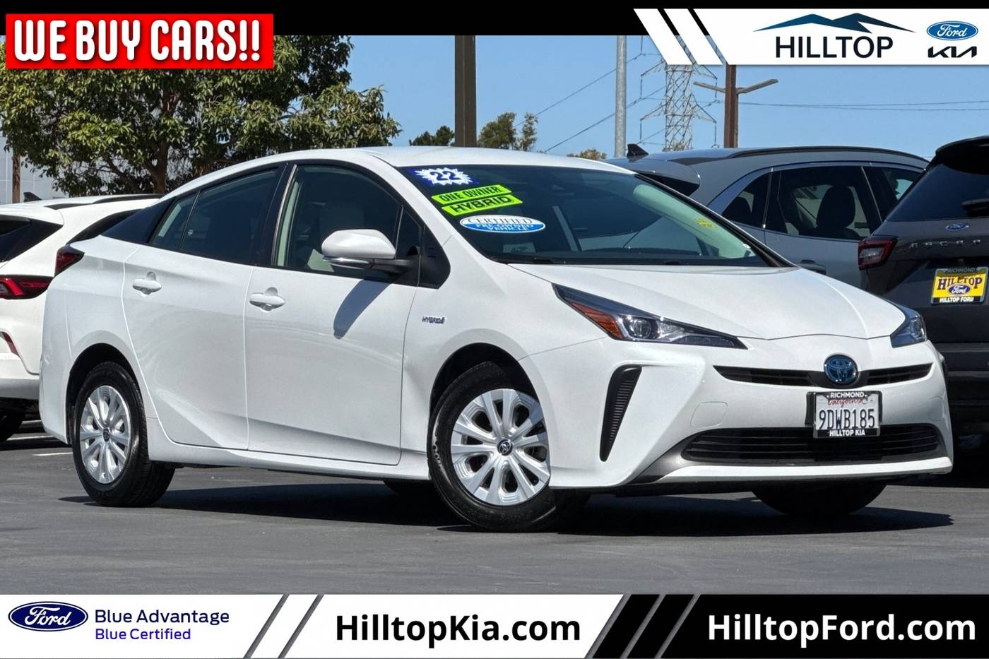 2022 Toyota Prius L Eco — Hatchback — 41,360 mi — Richmond, CA